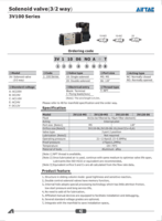 AIRTAC 3V CATALOG 3V100 SERIES: SOLENOID VALVES